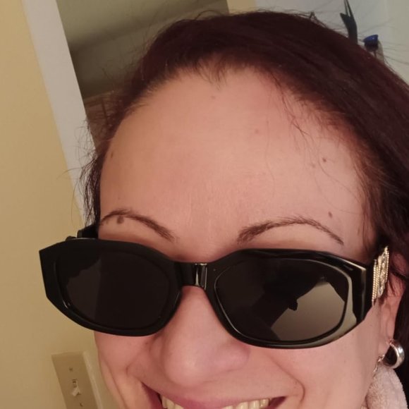 Retro trendy rectangle sunglasses main image 5